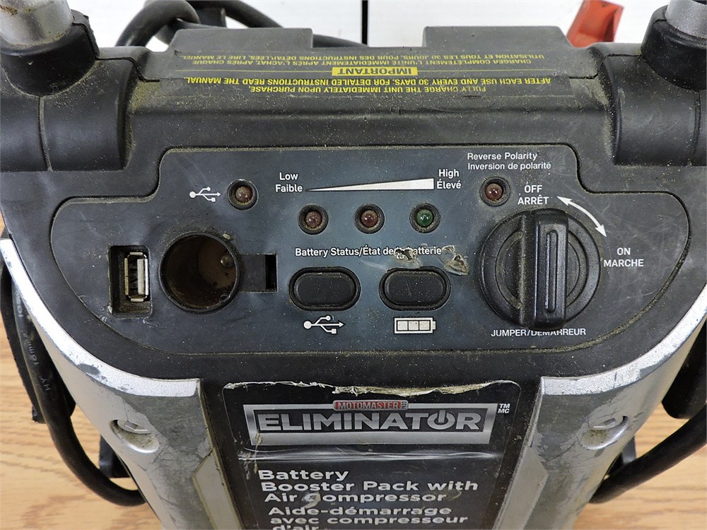 motomaster eliminator battery booster pack with air compressor manual